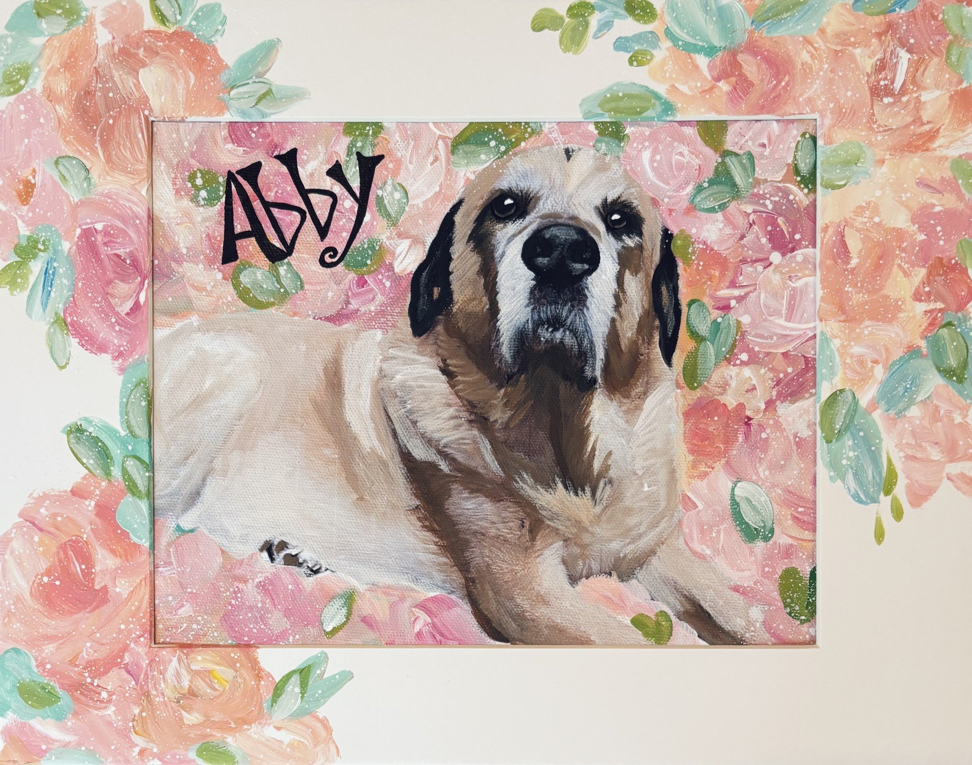 Painted Pet Portraits | The Painted Petal | Art Design Studio